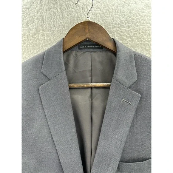 Perry Ellis Mens Slim-Fit Comfort Stretch Suit Jacket 42S - Picture 4 of 8